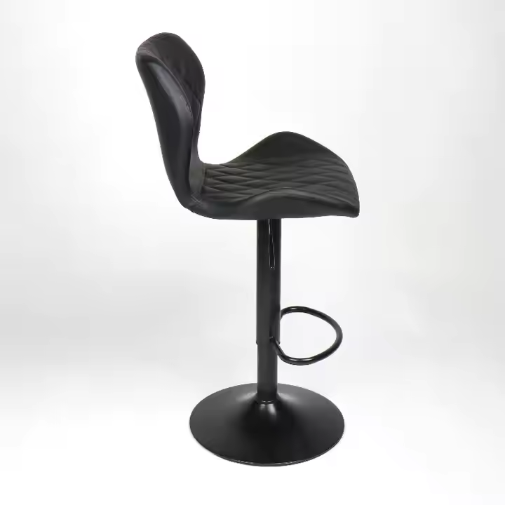 Tabourets de bar en PU avec motif losange en stock